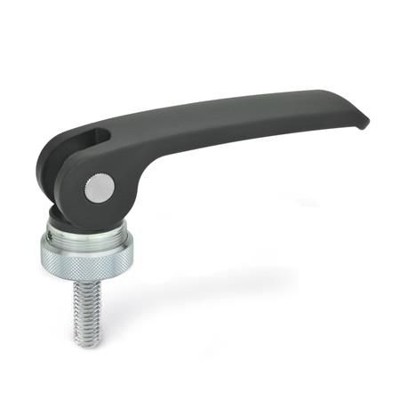 Ganter Norm® - 927-82-M8-25-A-B Exzenterspanner mit Schraube, Hebel Zink-Druckguss