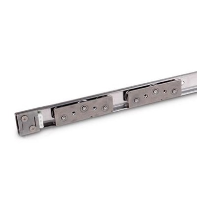 Ganter Norm® - 1490-29-554-B3-1-NI Edelstahl-Laufrollenführungen mit innenliegendem Verfahrweg