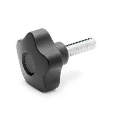 Ganter Norm® - 5337.2-25-M5-30 Sterngriffschrauben, Kunststoff, Schraube Stahl