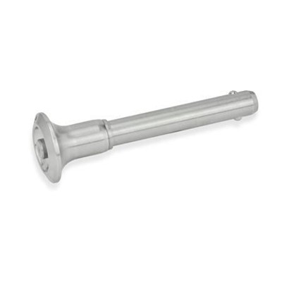 Ganter Norm® - 113.9-25-80 Edelstahl-Kugelsperrbolzen, Bolzen Werkstoff Nr. 1.4305