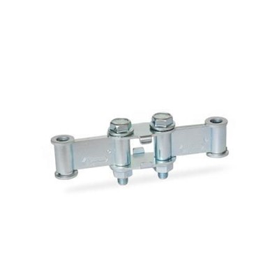 Ganter Norm® - 801.2-82-16-ST Spannarmverbreiterungen, mit Gelenk, für Schnellspanner mit offenem Spannarm
