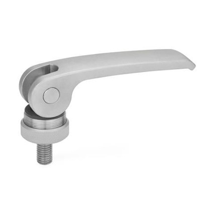 Ganter Norm® - 927.5-82-M8-25-A Exzenterspanner mit Schraube, Hebel Edelstahl