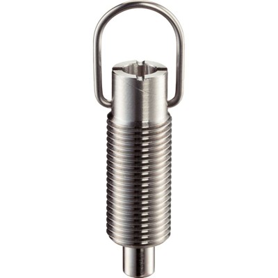 HALDER - Rastbolzen, mit Zugring/mit Arretierung