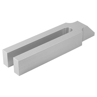 KIPP - SPANNEISEN GABELFÖRMIG, MIT NASE, B2=30, L1=125, A=20, ALUMINIUM