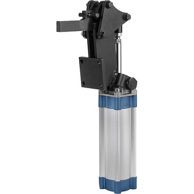 KIPP - PNEUMATIKSPANNER HORIZONTAL, SCHWERE AUSFÜHRUNG , STAHL