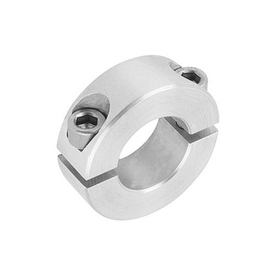 KIPP - KLEMMRING GETEILT, D1=30, D2=54, B=15, ALUMINIUM BLANK