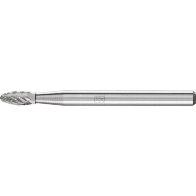 PFERD - Hartmetall Hochleistungsfrässtift ALLROUND Flamme B Ø03x07 mm Schaft-Ø 3 mm universal grob