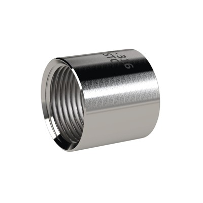 RIEGLER® - Muffe, rund, G 2", Edelstahl 1.4408