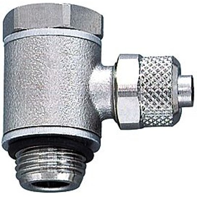 RIEGLER® - Winkel-Schwenkverschraubung, O-Ring, M5 A, für Schlauch 6/4