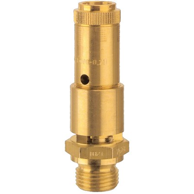 RIEGLER® - Sicherheitsventil DN 10, Messing, G 3/4", Ansprechdruck 1,4 bar