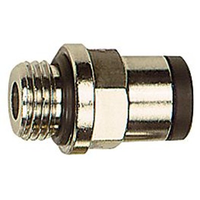 RIEGLER® - Gerade Steckverschraubung »click-clock«, G 1/4" A, Schlauch-Ø 12