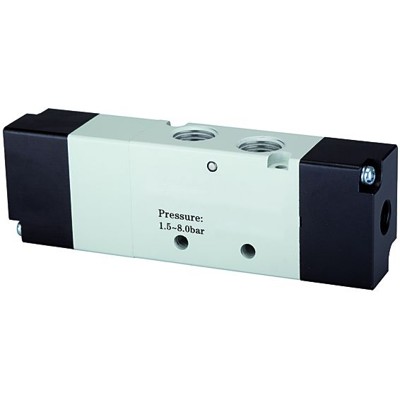 RIEGLER® - 5/3-Wegeventil, pneumatisch, »4A« Mitte entlüftet, G 1/4", 950l/min