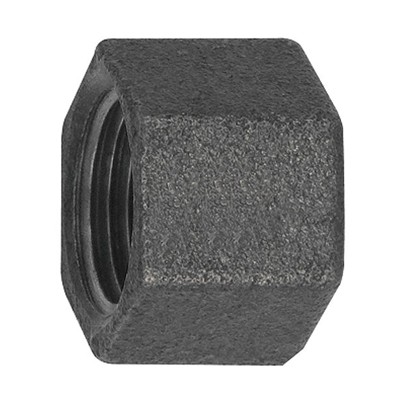 RIEGLER® - Kappe 300, Rp 1/2" I Temperguss schwarz