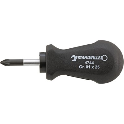 STAHLWILLE® - Kreuzschlitzschraubendreher DRALL PZ Größe 1 Klingen-L.25mm