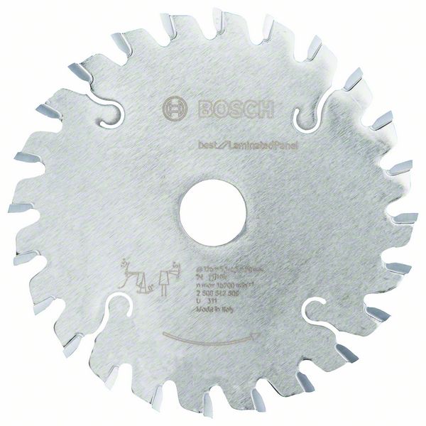 BOSCH Vorritzblatt konisch, Best for Laminated Panel, 125 x 20 x 2,2 mm, 24