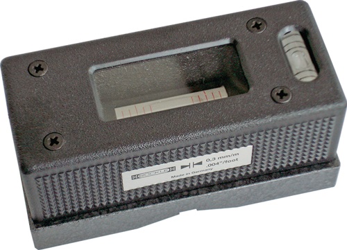 ROECKLE Kurbelzapfenwasserwaage DIN 877 Genauigk.0,1 mm/m 0,2 mm/m 90x42x42mm ROECKLE
