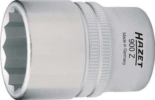 HAZET Steckschlüsseleinsatz 900Z-27 1/2 Zoll 12-kant SW 27mm L.46mm HAZET