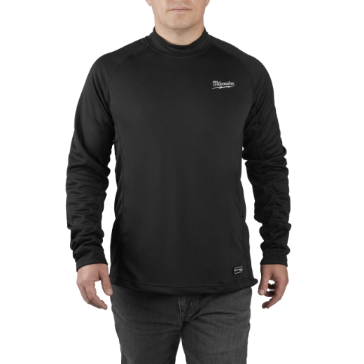 MILWAUKEE USB-Akku-Heiz-Funktions-Langarmshirt, inkl. L4B3 RED LITHIUM Akku u. Ladekabel L4HBLB-301XXL