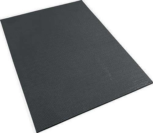 Nordwest Stallmatte B.1,22m L.1,83m D.17mm schwarz NR/SBR o.Gewebeeinlage
