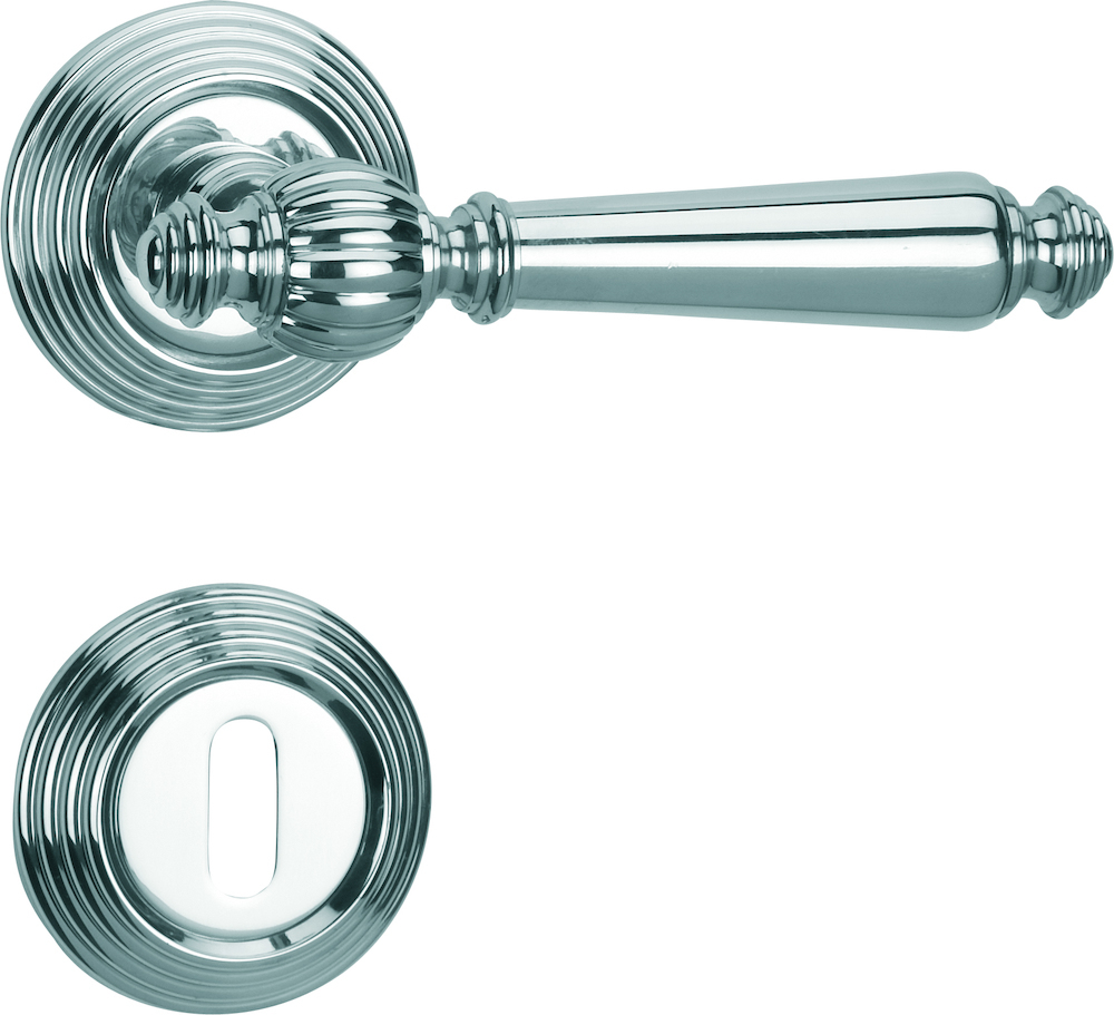 HERMAT Türdrückerpaar VERSAILLES 1060, Messing