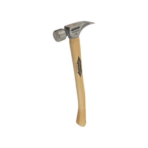 MILWAUKEE Ti14SC-H18, 457 mm lang, glatt Titanhammer m. Hickorystiel Stiletto