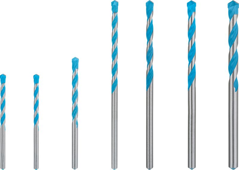 BOSCH EXPERT MultiConstruction CYL-9 Bohrer-Set 5/5,5/6/6/7/8/10 mm, 7-tlg.. Für Dreh- und Schlagbohrer