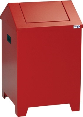 STUMPF Putzwollkasten H680xB400xT400mm Geh.lichtgrau/Klappe enzianblau Stahlbl.STUMPF